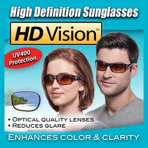 HD Vision Sunglasses- Unisex- Black - Picture 5 of 6