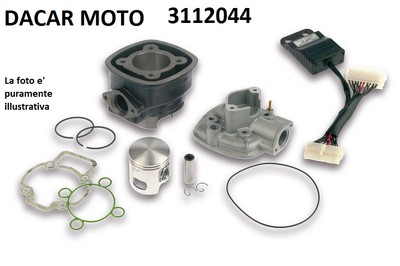 Gruppe Thermisch Gusseisen H2O Tech Gilera Runner Purejet 50 2006> MALOSSI