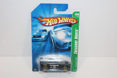 ホットウィール シボレー コルベット C6R スーパートレジャーハント 黒 2007 Hot Wheels Super Treasure Hunt Black Corvette C6R 4/12
