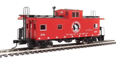 #ad Walthers Mainline 910 8754 Great Northern #X84 red black white; Rocky Logo $29.50
