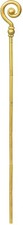 XXL Bishop Staff Santa Wand Santa Wand 190cm Christmas Santa Costume Gold