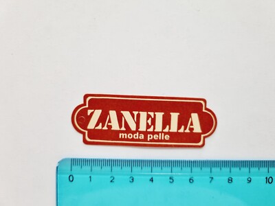 Aufkleber Zanella Mode Leder Sticker Autocollant Vintage 80S Original