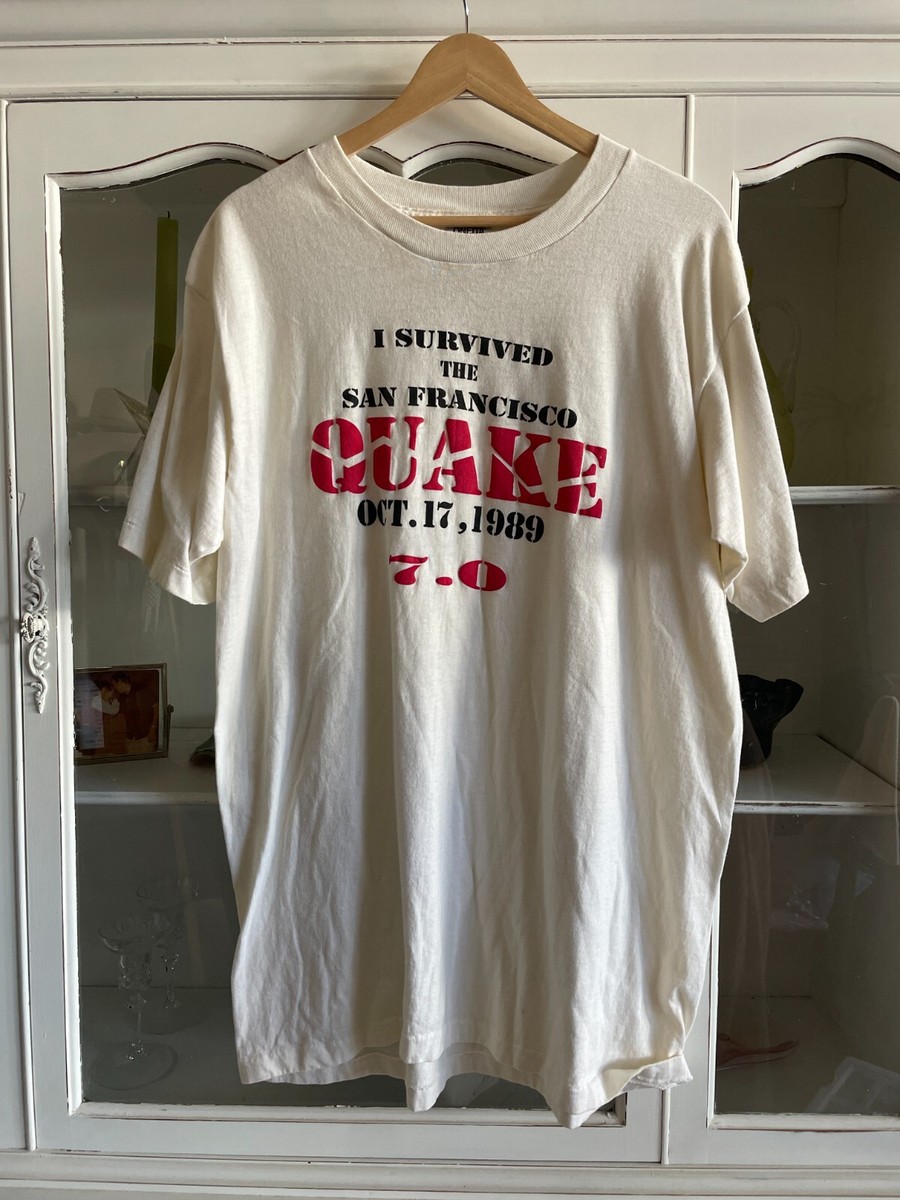 Vintage T-Shirt 1989 I Survived the San Francisco Earthquake 