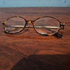 Gucci GG 1351 Vintage Oval Eyeglasses Made In Italy 80's