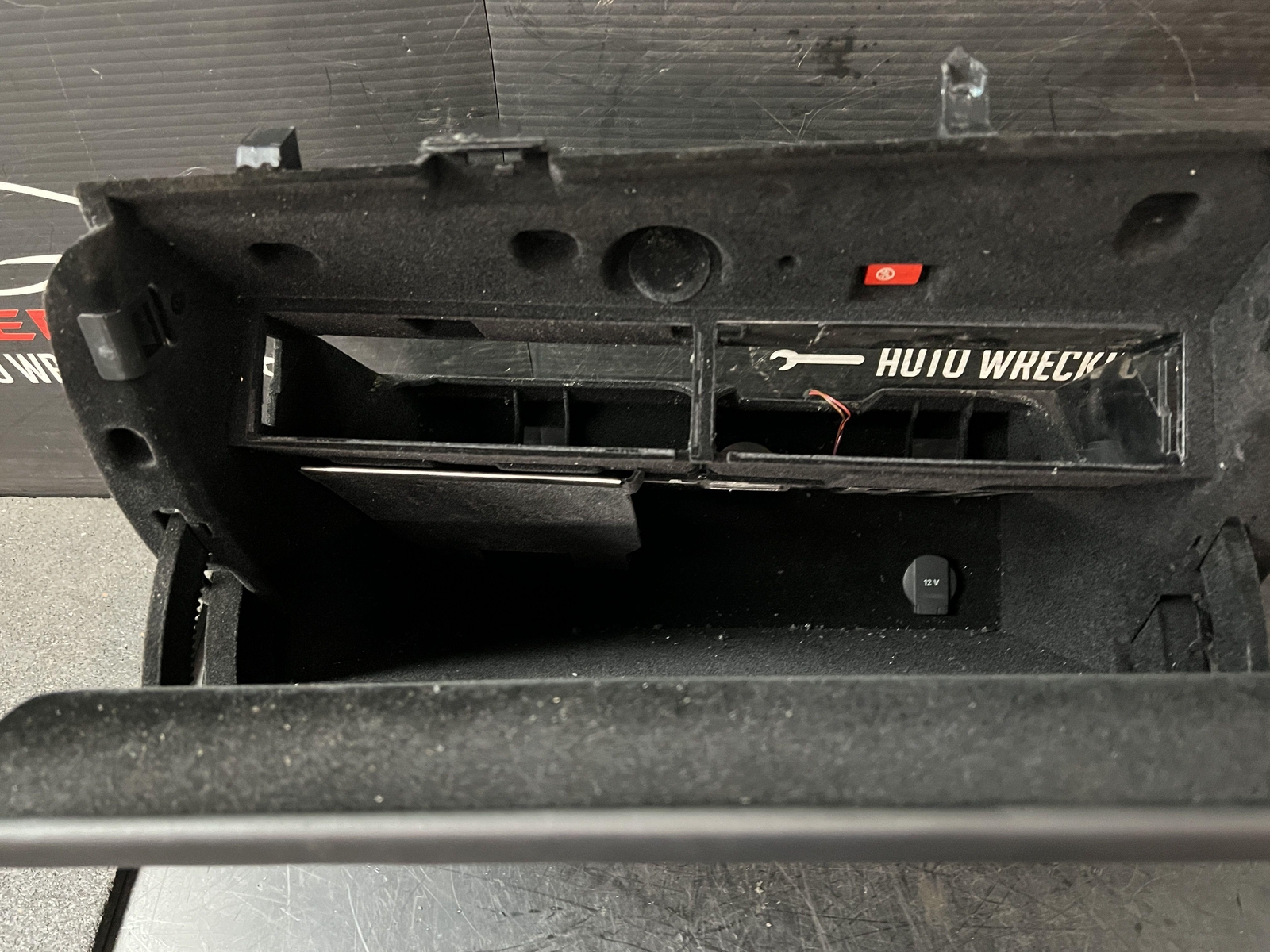 07-12 BENTLEY CONTINENTAL GT DASH GLOVE BOX STORAGE COMPARTMENT BLACK