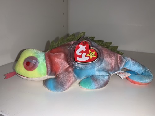 1997 TY Beanie Baby IGGY! w/Spikes All Errors New Mint w Tag protectors - Picture 3 of 6