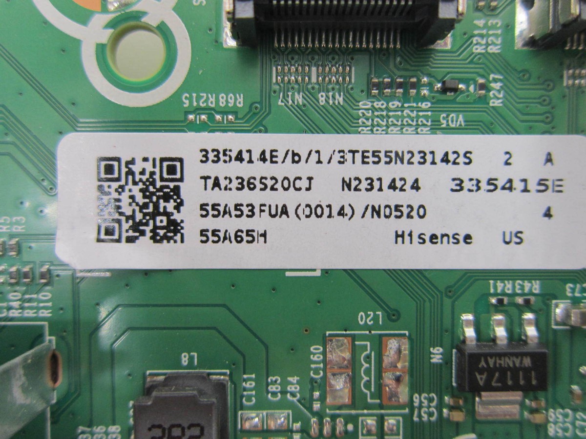 Hisense 55A65H 55A65K Main Board 335414 (RSAG7.820.12970/ROH) | eBay