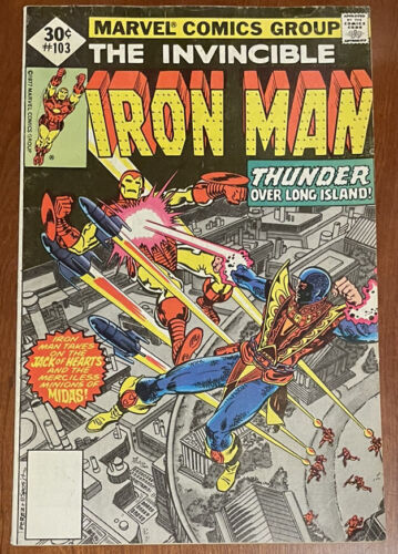 The Invincible Iron Man #103 WHITMAN VARIANT Marvel Comics Bronze Age - Picture 1 of 3