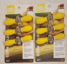 Pro Fresh Corn on the Cob Holders 6 Pairs NEW