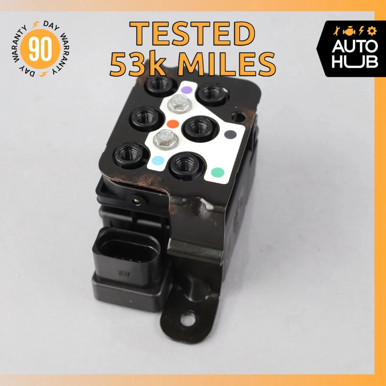 03-18 Bentley Continental Flying Spur Air Suspension Valve Block Unit OEM 53k