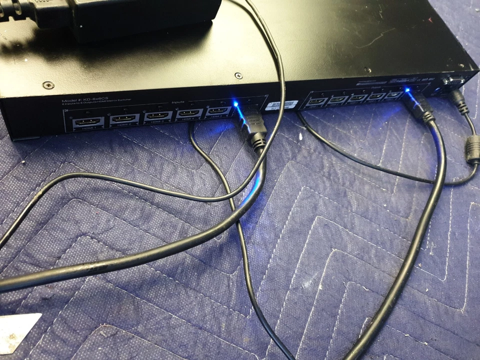 Key Digital KD-6x6CS Audio Video Distribution AMP Switch, no remote control - Image 4 of 4