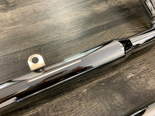 MAC Honda 1985 1986 VT1100 1100 Shadow Slashback Muffler Exhaust Pipes TT Chrome - Picture 8 of 15