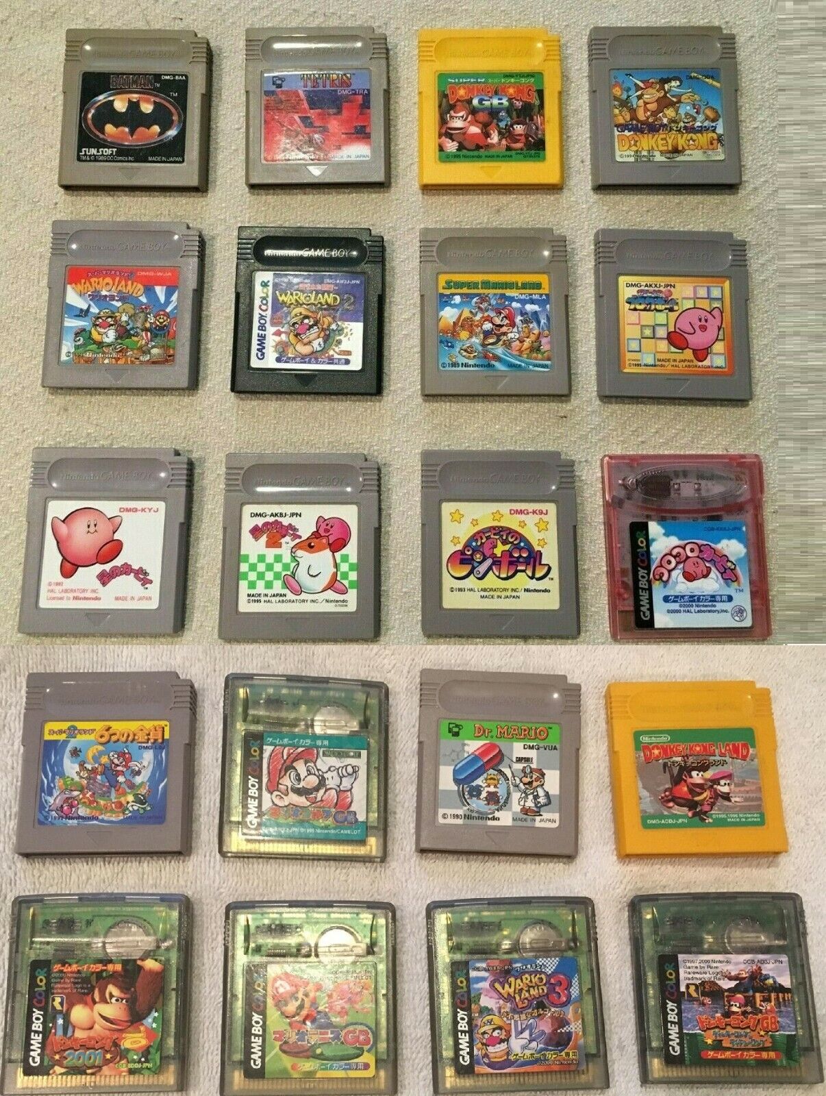 auroch Hubert Hudson Med andre ord Nintendo Original Gameboy Games You Pick Mario Tetris Megaman DK Wario  Kirby | eBay