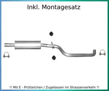 Mittelschalldämpfer für Seat Altea, Altea XL 1.6 75KW Auspuff Montagesatz