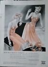 1943 Women's Bur-mil Rayon Slip Gown Vintage Lingerie Fashion Art ad