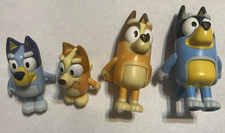 Bluey Bingo Mom  Dad 4 Pc Lot of 2.5-3.25" Poseable Figures