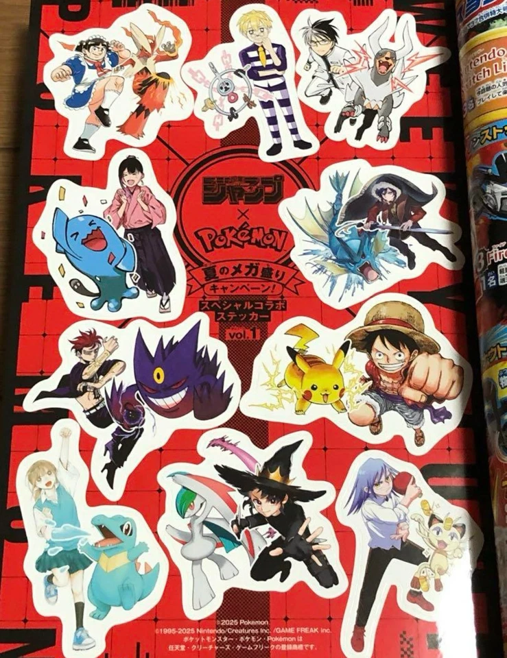 Weekly Shonen Jump 2025 #36 37 Pokemon collaboration One Piece U.S. Tax Included - Image 3 of 3