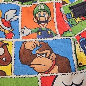 Super Mario Bros. Swimming Shorts Nintendo NES Gamer Games Luigi Toad Bowser