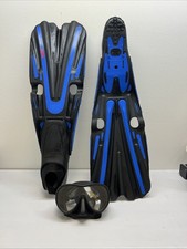 Mares Full Foot Volo Race Scuba Diving Fins with OPB System Dive Fin Size 8 9