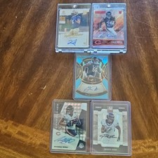 Panini NFL 5-Card Autograph Rookie Lot Kyler Gordon Tarik Cohen +3