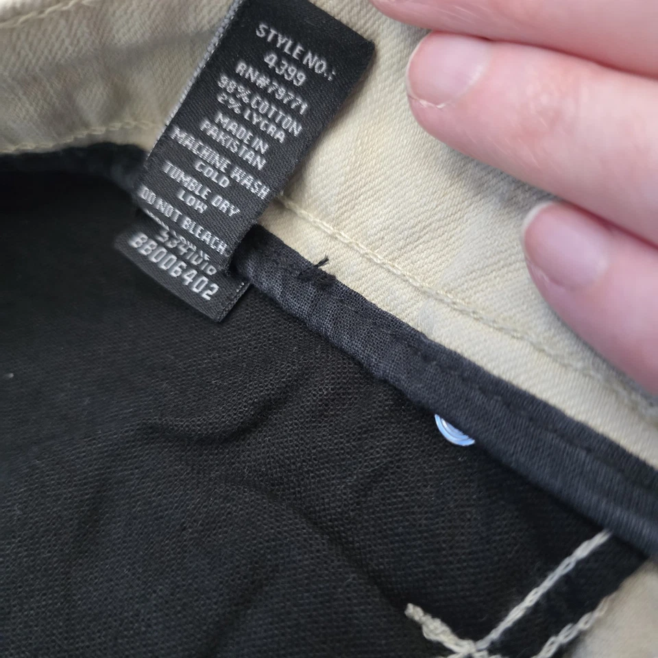 Pantalones Cortos Para Hombre JORDAN CRAIG Travis Cargo Caqui Tierra/Naranja Nuevos con Etiquetas Talla 34 Foto 4 de 4