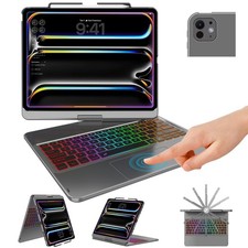 iPad Pro 13inch Case with Keyboard M5 2025 / M4 2024, iPad Pro 13 Keyboard Ca...