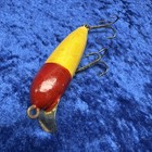 Vintage Wooden Folk Art Wiggler Swimmer Type Lure Glass Eyes — photo 5