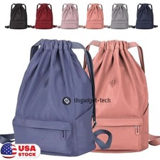Waterproof Drawstring Bag Gym Bag String Bag Sackpack Cinch Shoulder Backpack