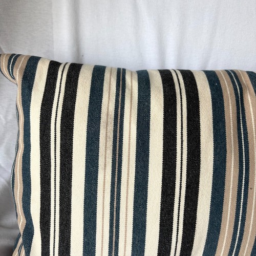 Ikea Hostanemon gestreiftes Dekokissen 16x26" 100% Baumwolle & Fjadrar Einsatz Reißverschluss - Bild 2 von 13