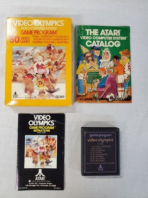 Video Olympics Atari 2600 Complete In Box CIB Tested (D046)