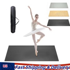 Portable Dance Floor Kit 6 x 4 ft Non-Slip PVC Surface for Ballet