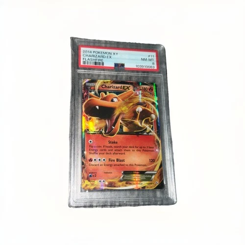 2014 POKEMON XY FLASHFIRE #11 11/106 CHARIZARD EX MINT PSA 8 FLASH FIRE