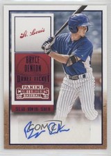2015 Panini Contenders Draft Ticket Blue Foil Bryce Denton #35 Auto 0v1