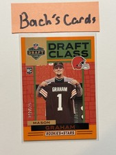 2025 Panini Rookies & Stars - Draft Class Mason Graham #6 Orange /125 (RC)