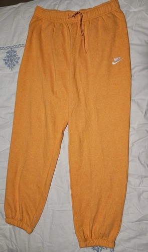 Neu Nike Damen Oversized Fit Mid Rise Jogginghose Orange Farbe Größe L Large - Bild 1 von 6