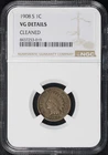 1908-S Indian Head Cent NGC VG Details Cleaned