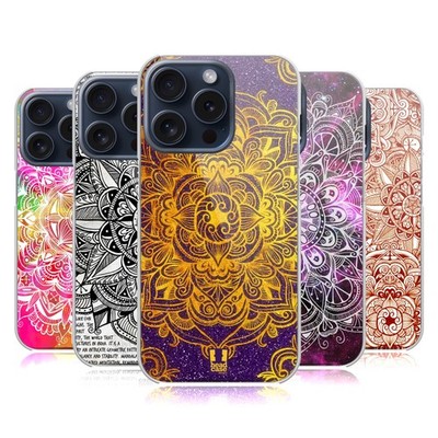 HEAD CASE DESIGNS MANDALA DOODLES HARD BACK CASE FOR APPLE iPHONE PHONES