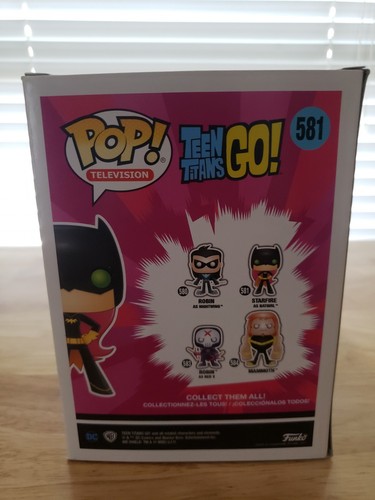 Pop! TV: Teen Titans Go: Starfire as Batgirl #581 Vinyl Figure Funko - Picture 4 of 6