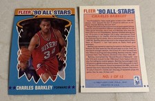 1990-91 Fleer #1 Charles Barkley All-Stars Philadelphia 76ers Basketball NBA