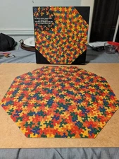 VTG Springbok RARE! "The PUZZLER II" Octagonal Jigsaw Puzzle 500 pcs COMPLETE!