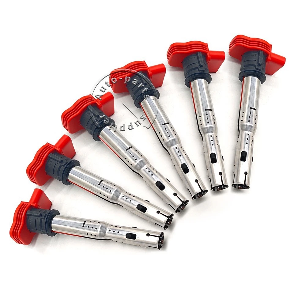 6PCS OEM Audi Engine ignition coil For A4 A6 SQ5 A5 A7 Q7 A8 High-pressure bag - Image 3 of 4