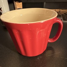 Good Cook Stoneware Soup Mug Red 18 fl oz Microwave Dishwasher Oven Safe