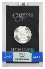 GSA: 1883-CC $1 NGC/CAC MS66 (w/Box) - Morgan Dollar - Elite Gem
