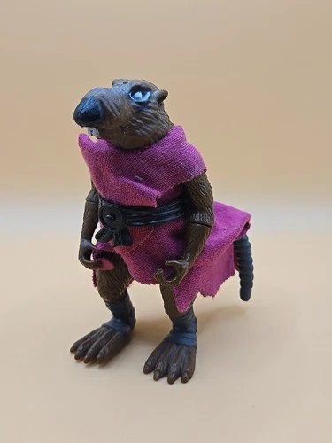 🔥1988 Vintage Teenage Mutant Ninja Turtles Splinter Action Figure (Hard Head)