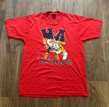 Vintage 1989 University of Arizona Wildcats Football T-Shirt Romar Products Scre