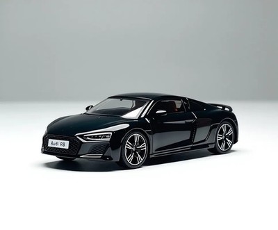 Masdi 1:64 Green 2022 R8 V10 Coupe Sports Model Diecast Metal Car