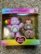 Care Bears Cheer Bear Tenderheart Bear Figurine Set Model 470437