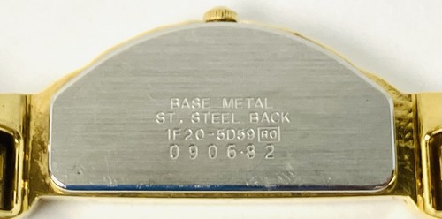 Reloj de mujer vintage Seiko Rivoli “Half Moon” tono dorado 1F20-5D59 con BATERÍA NUEVA - Imagen 12 de 12