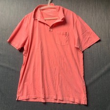 Vineyard Vines Men's Polo Shirt Size M Pink Short Sleeve Casual 100 Pima Cotton