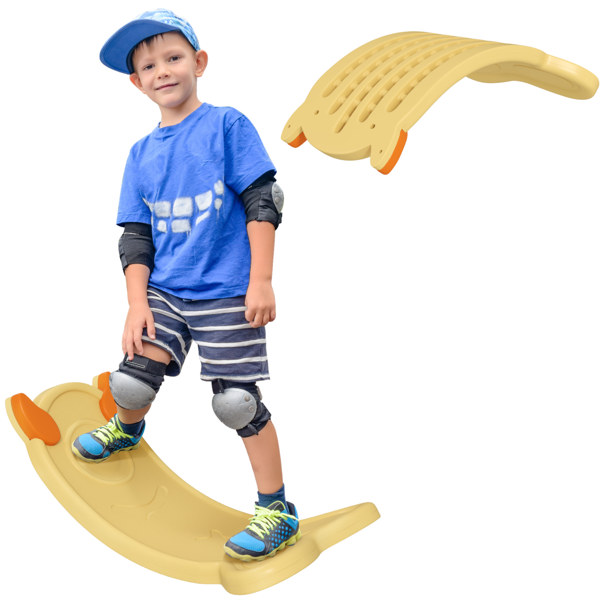 AIYAPLAY Balance Board Kids Wobble Toddler Curved | Seesaw Rock, for Balance Training & Sensory Play - Image 2